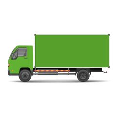 Belettering Bakwagen Color Wrap