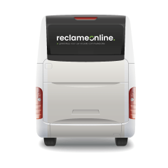 Belettering Bus One-way-vision