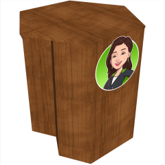 Hexagonal stool Display