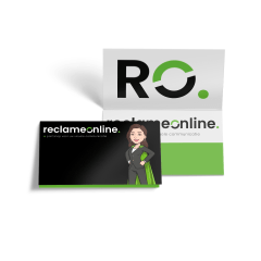 Visitekaartje Gevouwen 85 mm x 55 mm