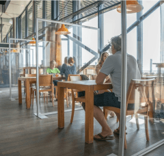 XL Transparante scheidingswanden