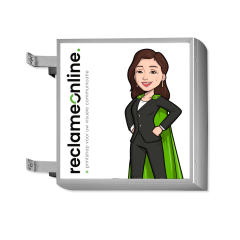 Double-sided light box straight