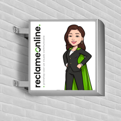 dubbelzijdige rechte lichtbak ReclameOnline