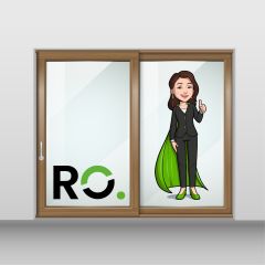 Double-sided Window sticker