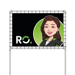 Vrijstaand spandoekframe