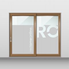 Zandstraalfolie bedrukken